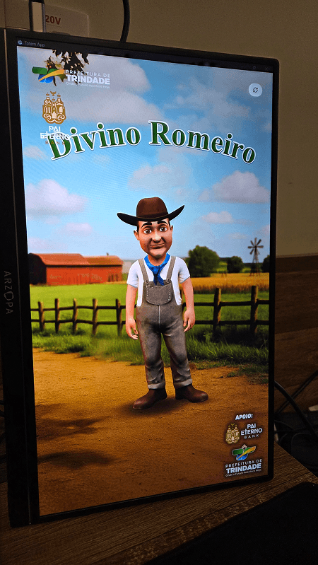 Romeiro usando o Divino 1