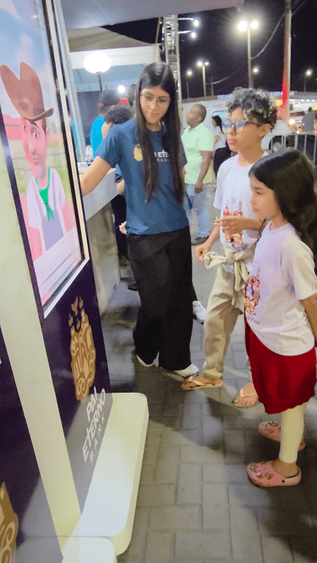 Romeiro usando o Divino 3