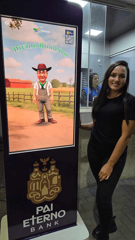 Romeiro usando o Divino 5